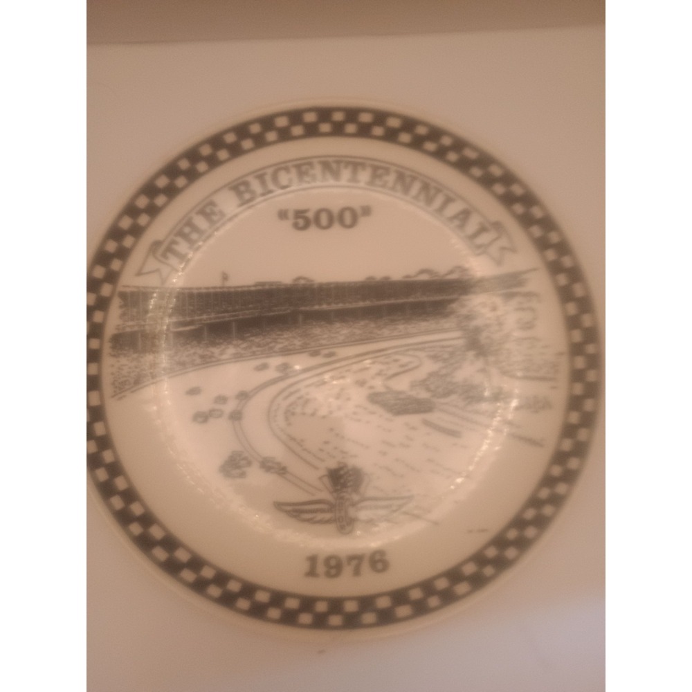 1976 Indianapolis Motor Speedway Bicentennial 500 Plate Made In USA